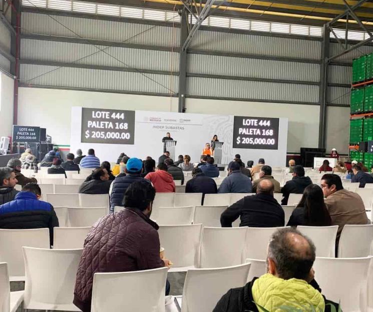 Realizará INDEP 12 subastas en el 2020