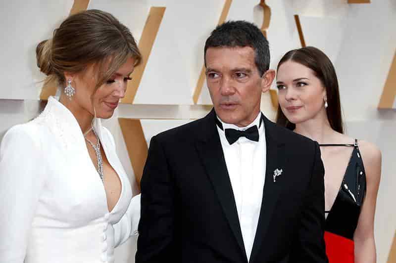 Antonio Banderas, su pareja e hija