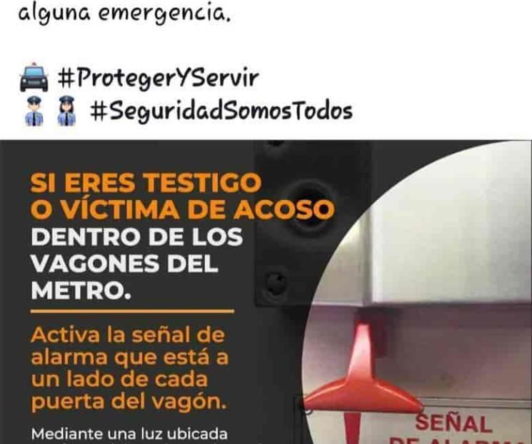 Abren investigación contra acosadores del Metro