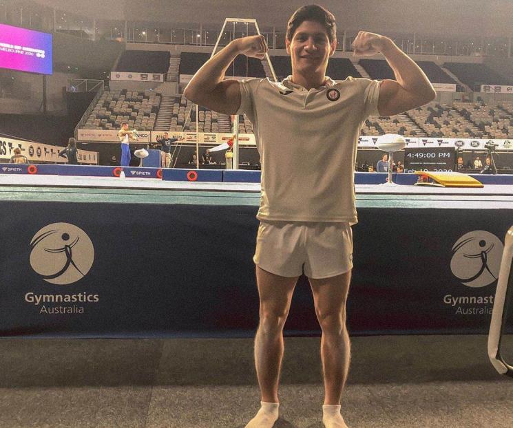 Gimnasta mexicano Joshua Valle es séptimo en Copa del Mundo Gimnasta mexicano Joshua Valle es séptimo en Copa del Mundo