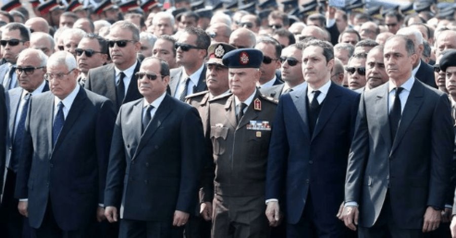 Al-Sisi encabeza funeral de Hosni Mubarak Al-Sisi encabeza funeral de Hosni Mubarak