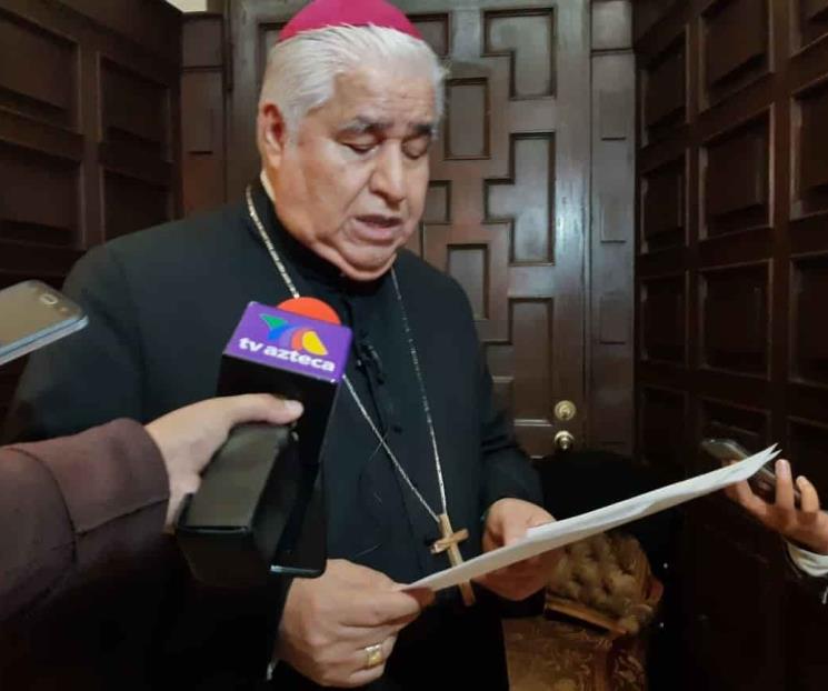 Pide Arzobispo no disturbios en marchas por La Mujer Pide Arzobispo no disturbios en marchas por La Mujer