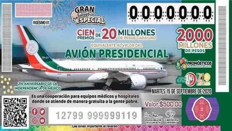 Inicia venta de cachitos para rifa equivalente al avión