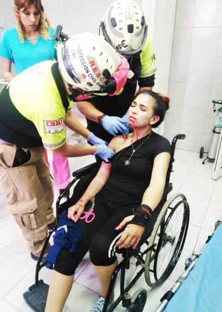 Maniobra escopeta y casi se mata