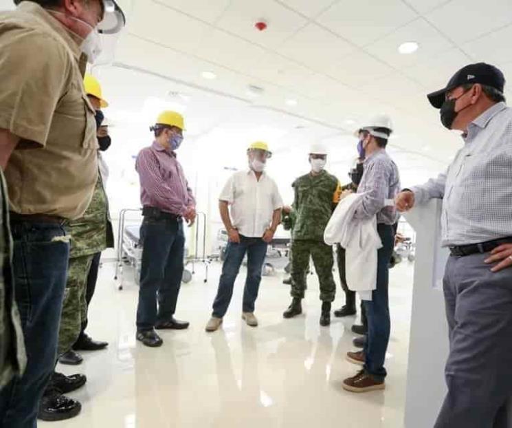 Supervisa Bronco el Hospital de Sabinas Hidalgo