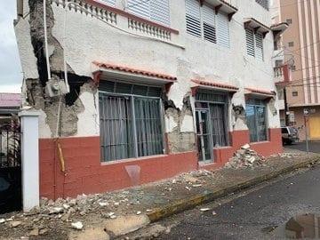 Sismo de 5.2 en Puerto Rico provoca caídas de estructuras Sismo de 5.2 en Puerto Rico provoca caídas de estructuras