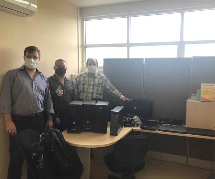 Hace donación embajada francesa