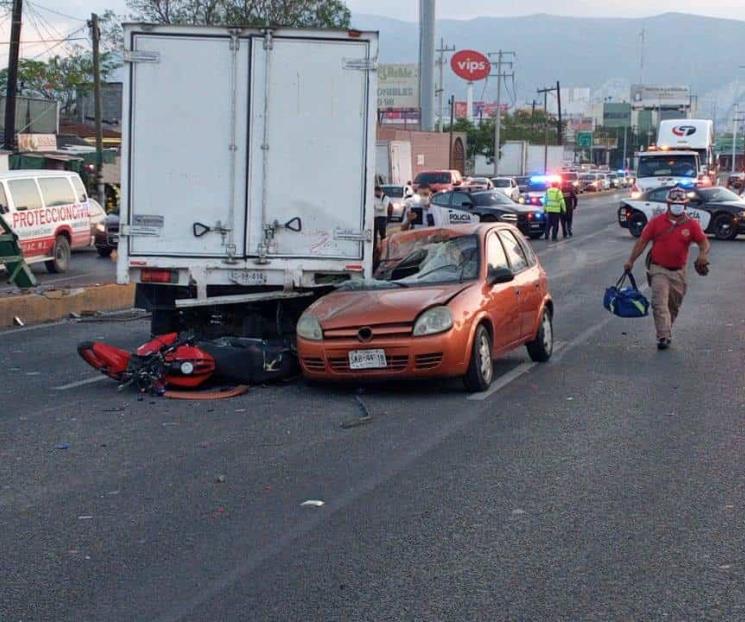 Muere motociclista en choque en Gonzalitos Muere motociclista en choque en Gonzalitos