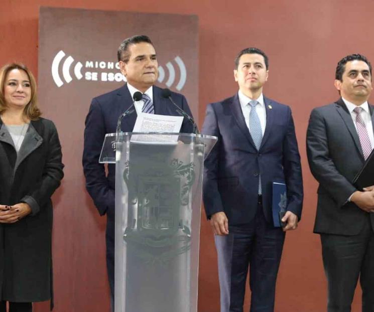 Apoya PRD a Aureoles en controversia constitucional