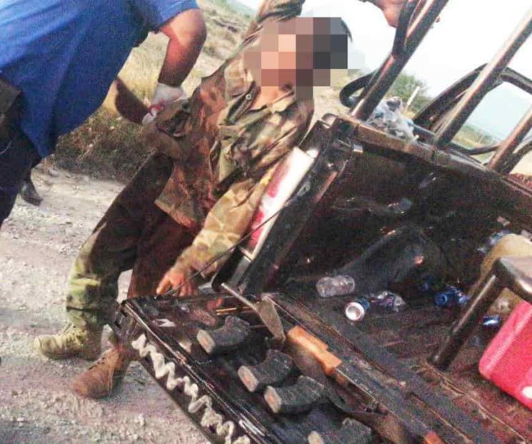 Abaten a pistolero en enfrentamiento