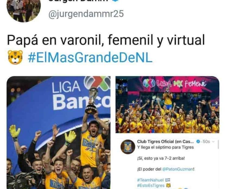 Damm recuerda paternidad felina sobre Rayados