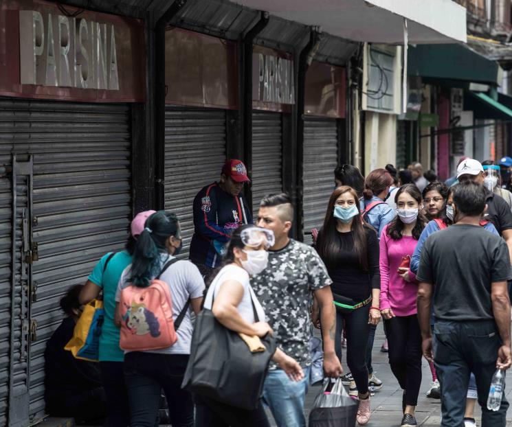 Abarrotan centro de CDMX a pesar del cierre Abarrotan centro de CDMX a pesar del cierre