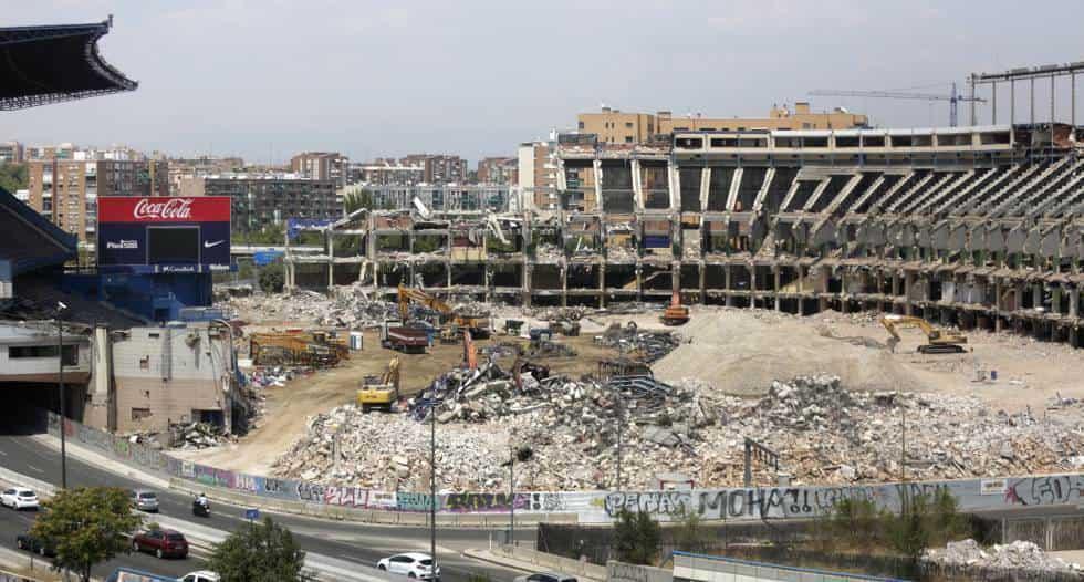 Acaban con demolición del Vicente Calderón Acaban con demolición del Vicente Calderón