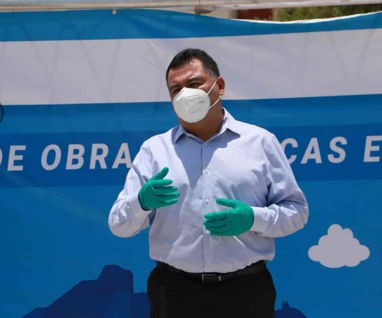 Construyen drenaje pluvial en García