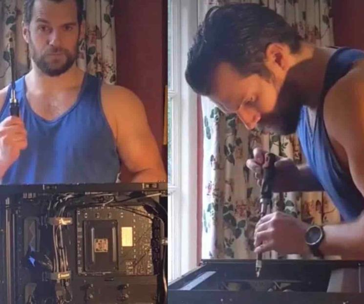 Henry Cavill arma su propia PC Gamer