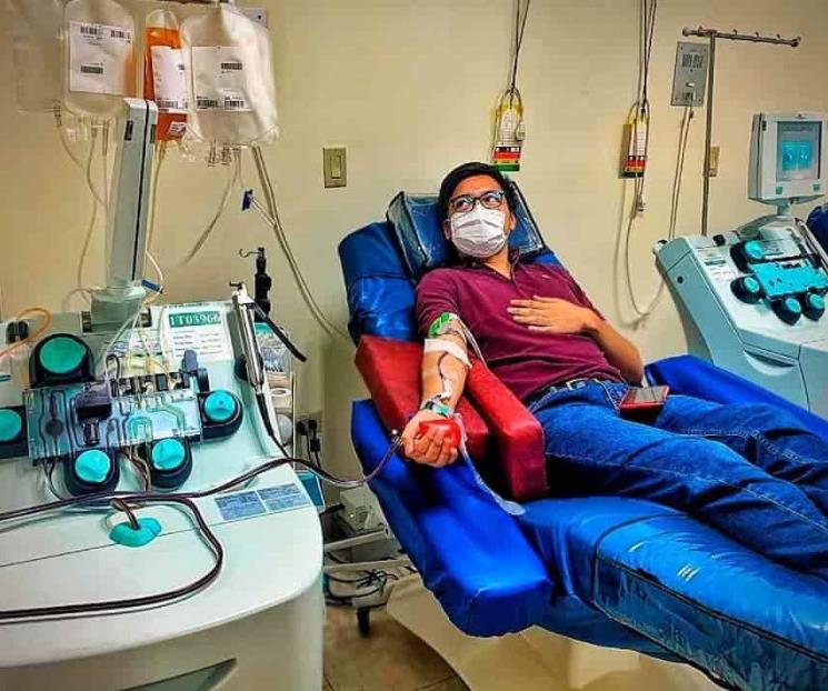 Invita Miguel a donar plasma