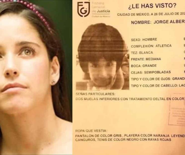 Encuentran a sobrino desaparecido de Ana Claudia Talancón