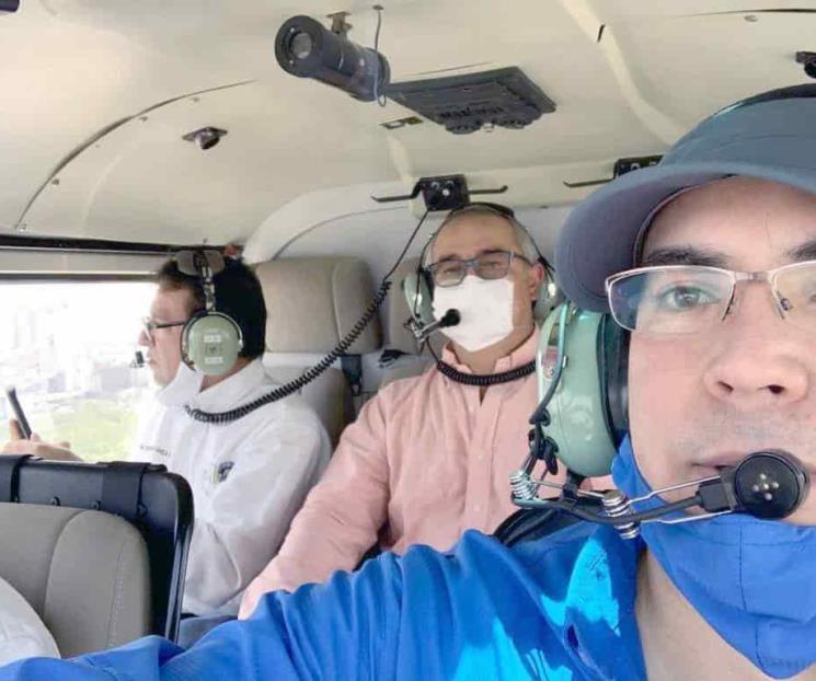 Sobrevuelan Arroyo Topo Chico para evaluar daños de “Hanna”