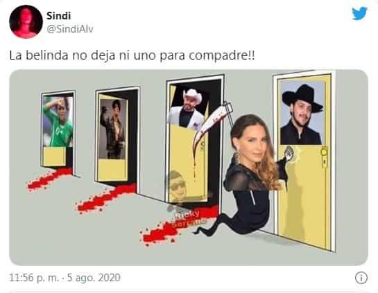 Surgen memes del romance entre Belinda y Christian Nodal