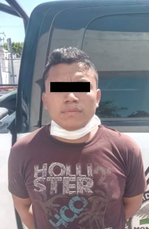 El presunto se identificó como Jesús G., de 22 años de edad
