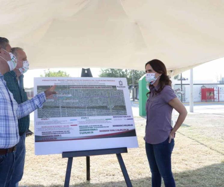 Entrega Clara Luz nuevo pluvial