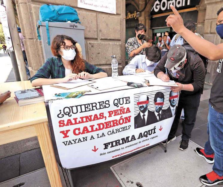 Recabará Delgado firmas para enjuiciar a ex presidentes