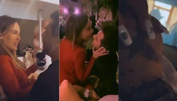 Belinda y Christian Nodal comparten velada muy romántica
