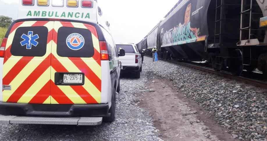 Arrolla y mata tren a hombre