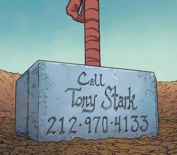 Thor da el número de Tony Stark y los fans lo llaman Thor da el número de Tony Stark y los fans lo llaman