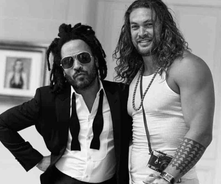 Es Jason Momoa el nuevo BFF de Lenny Kravitz