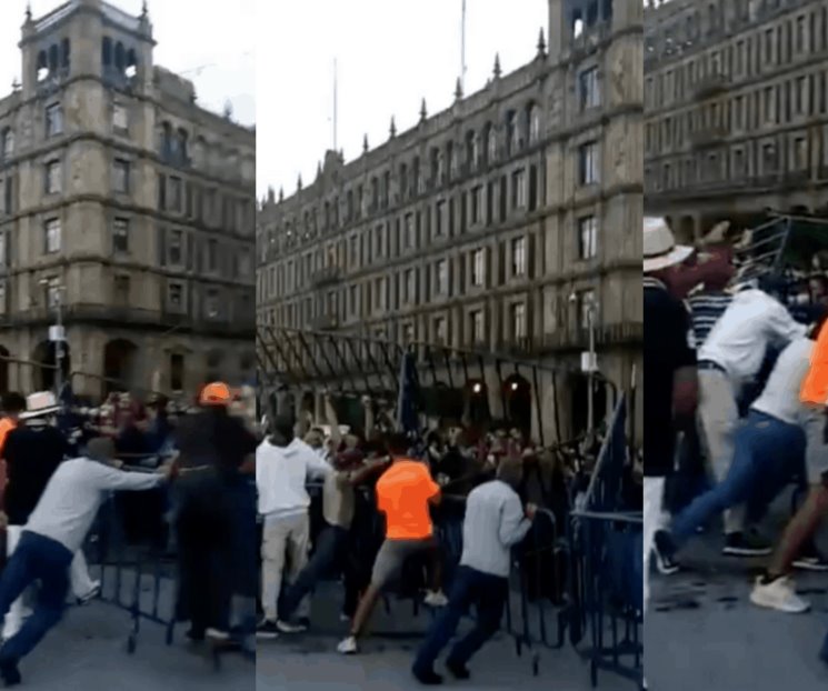 Reportan riña entre FRENAAA y los simpatizantes de AMLO Reportan riña entre FRENAAA y los simpatizantes de AMLO