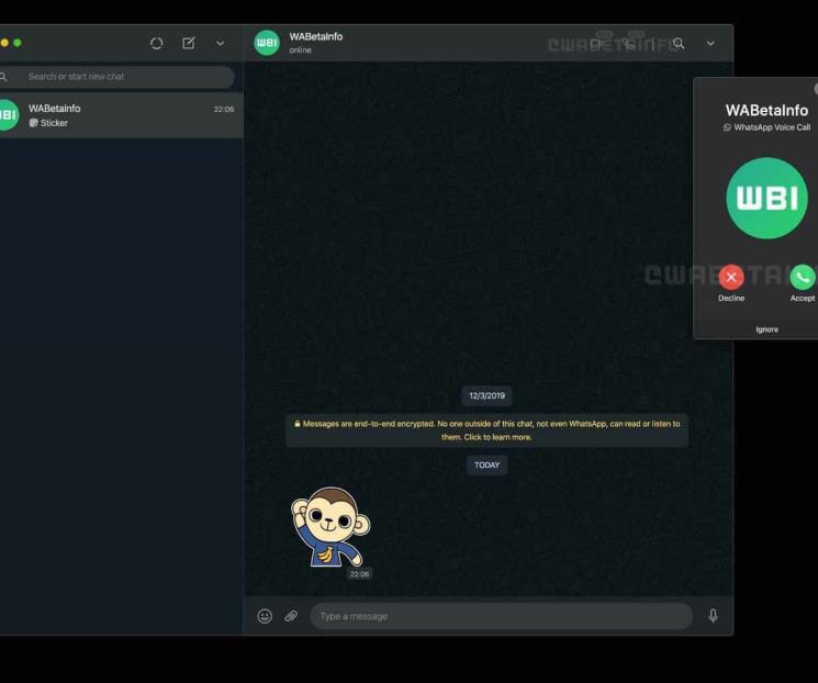 Videollamadas y llamadas desde el ordenador con WhatsApp Web
