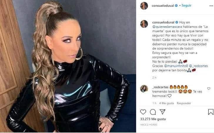 Consuelo Duval sorprende con un look juvenil Consuelo Duval sorprende con un look juvenil