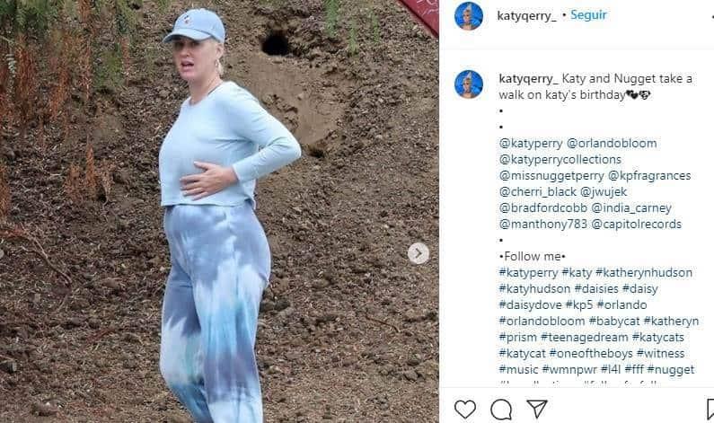 Katy Perry recibe negativos comentarios por fotos postparto