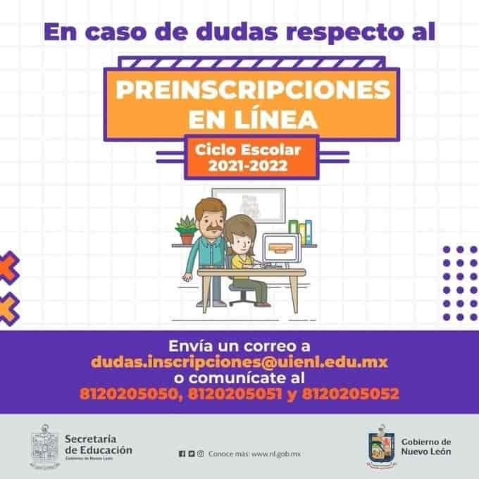 Inicia proceso de preinscripción escolar en línea