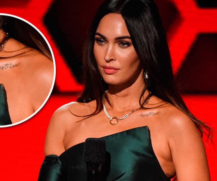 Megan Fox se hace un tatuaje en honor a su nuevo novio Megan Fox se hace un tatuaje en honor a su nuevo novio