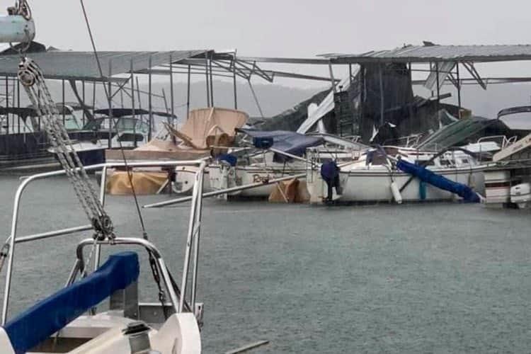 Tormentas causan graves daños en sur de Texas Tormentas causan graves daños en sur de Texas