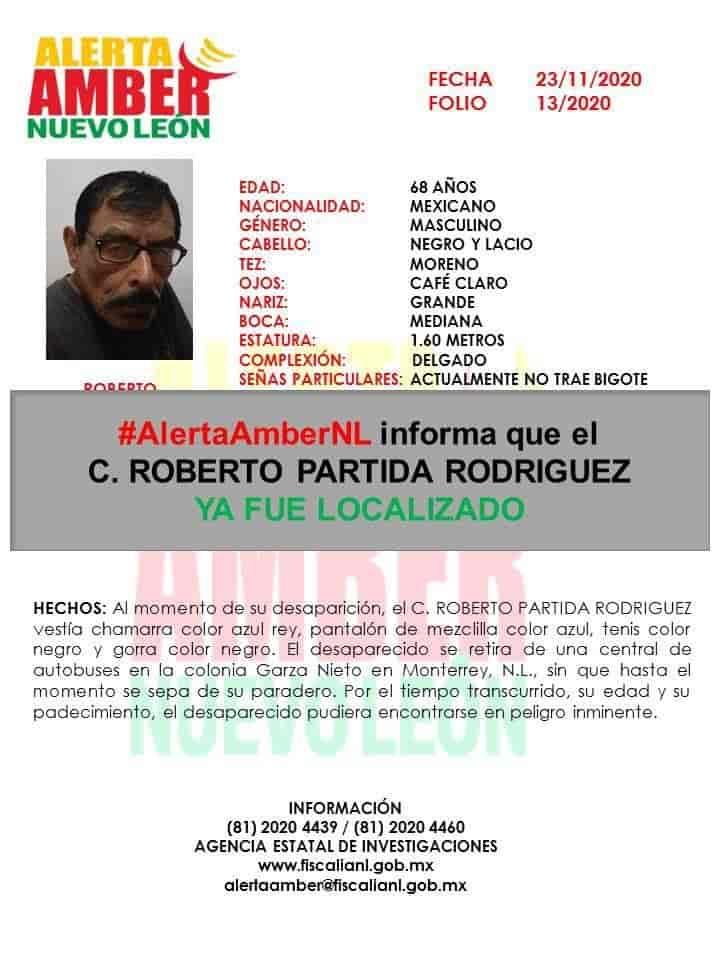 Localizan a hombre desaparecido, ya está con su familia Localizan a hombre desaparecido, ya está con su familia