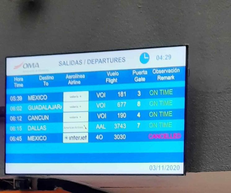 Usuarios denuncian que Interjet cancela vuelos sin avisar Usuarios denuncian que Interjet cancela vuelos sin avisar