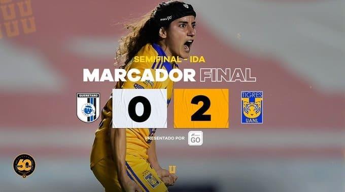 Tigres saca valiosa ventaja ante Querétaro Tigres saca valiosa ventaja ante Querétaro