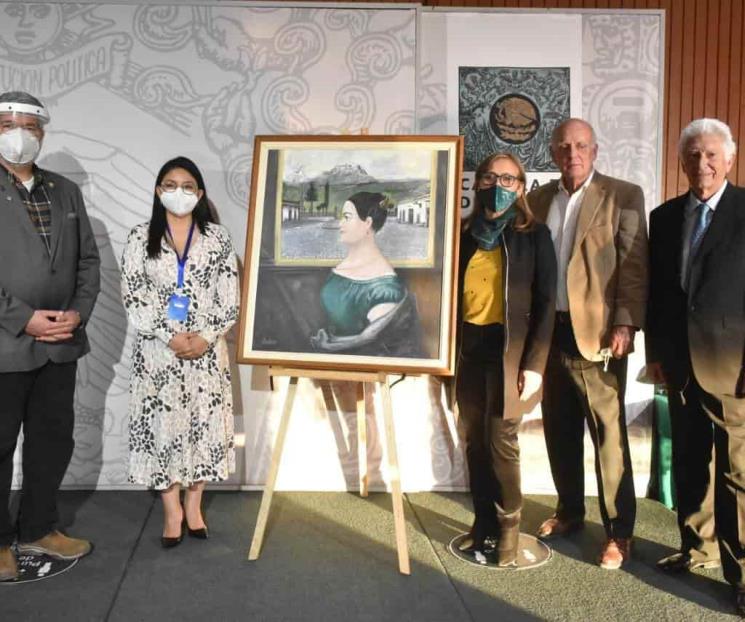 Presenta Marivel Solís óleo de Leona Vicario