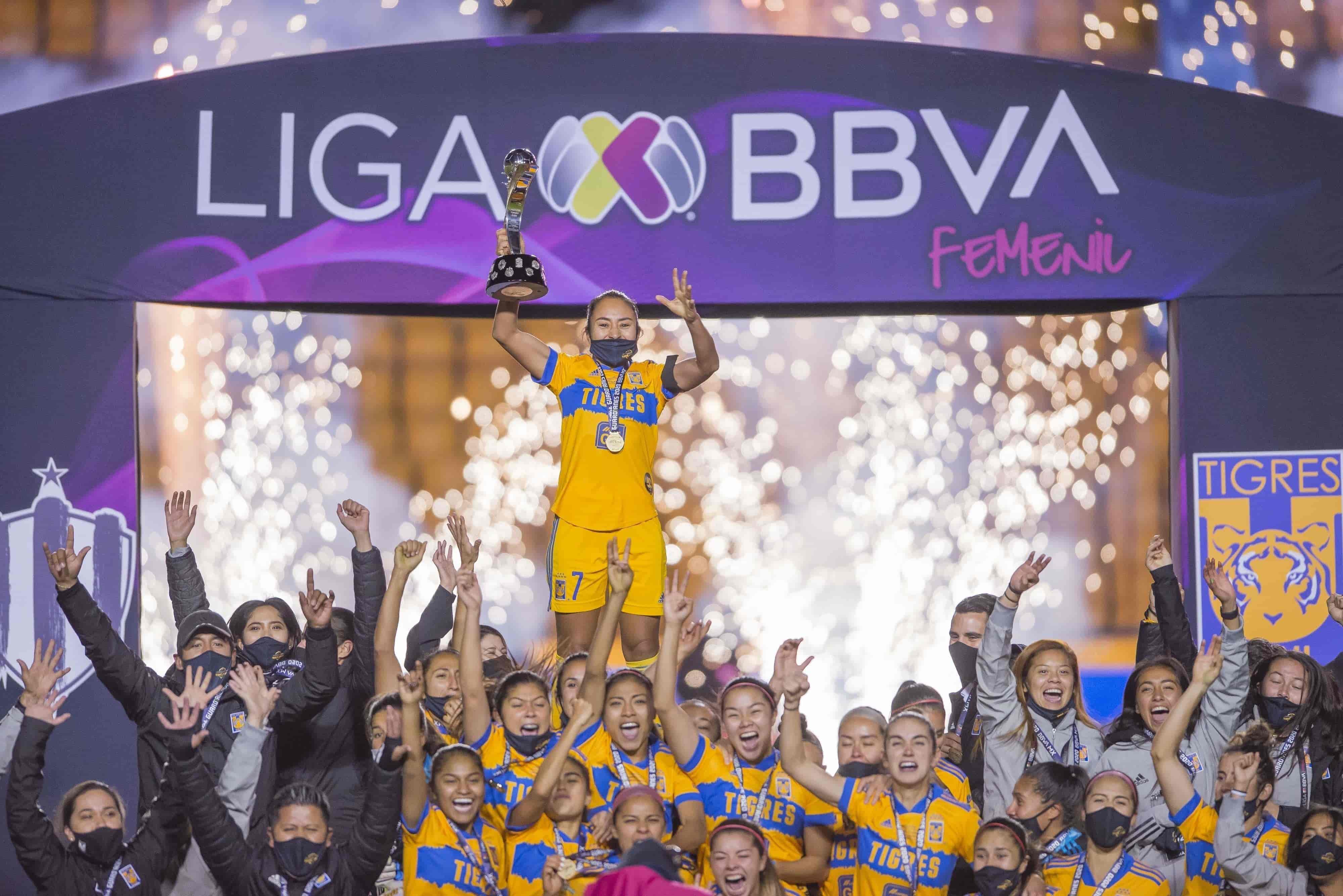 Tigres Femenil Campeonas del Guard1anes 2020