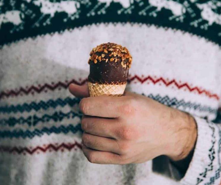 Comer helado en invierno ayuda a quemar calorías