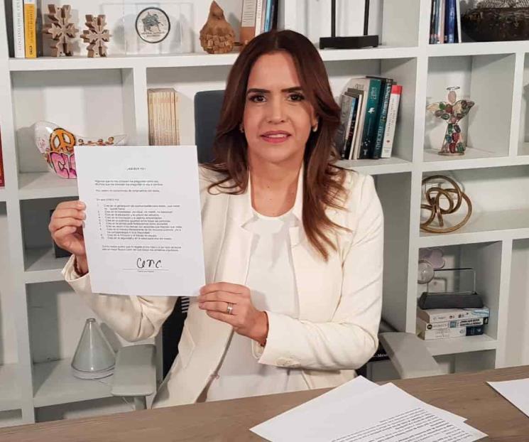 Presenta Clara Luz su credo de valores e ideales