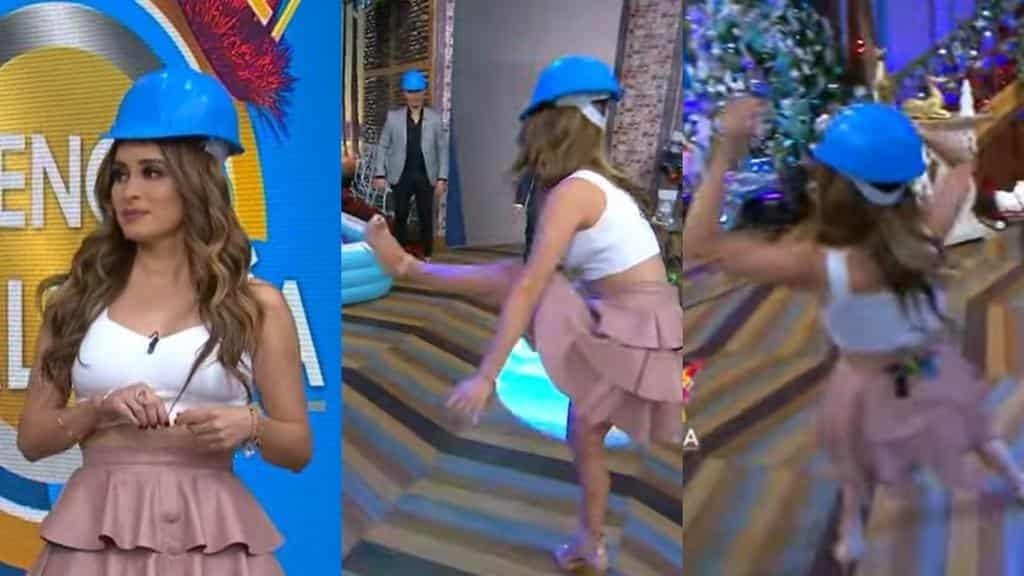 Cynthia Rodríguez despide el año con tremenda caída