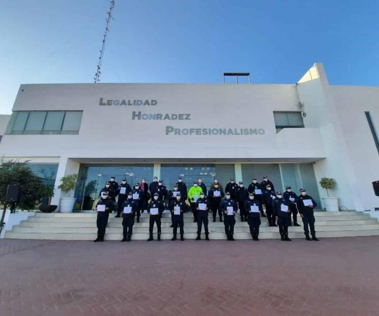 Reconoce Escobedo a sus policías Reconoce Escobedo a sus policías