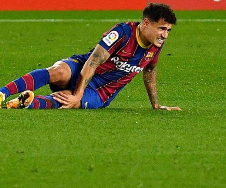 Coutinho estará fuera de actividad por tres meses Coutinho estará fuera de actividad por tres meses