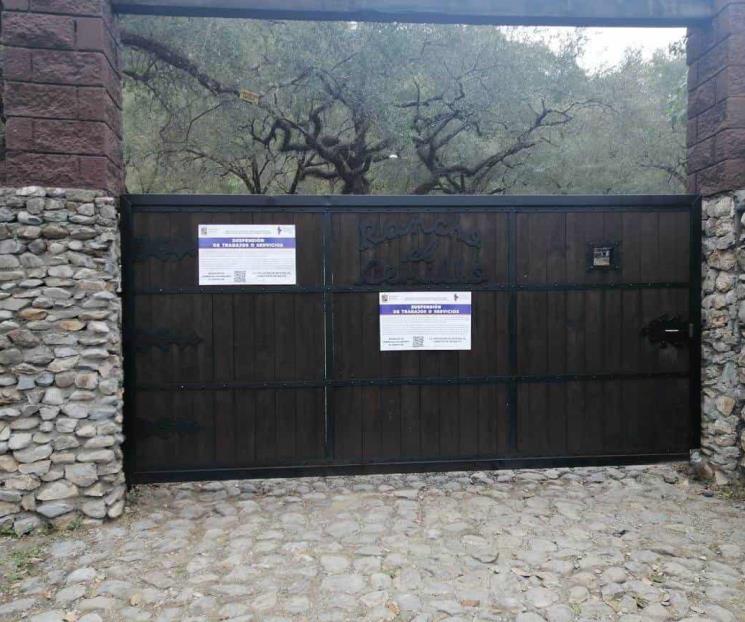 Clausuran rancho en Santiago NL por fiesta Clausuran rancho en Santiago NL por fiesta