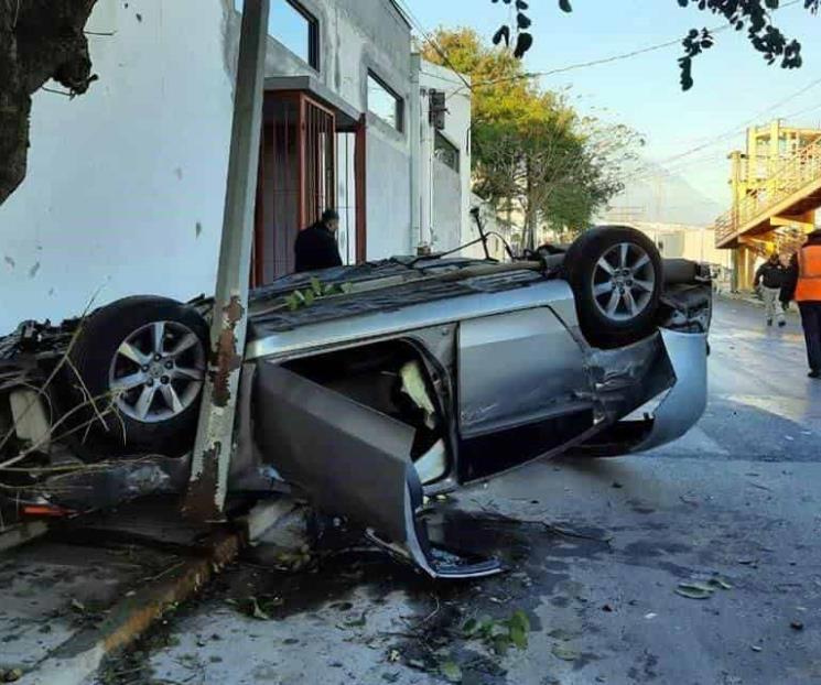 Deja volcadura un lesionado Deja volcadura un lesionado