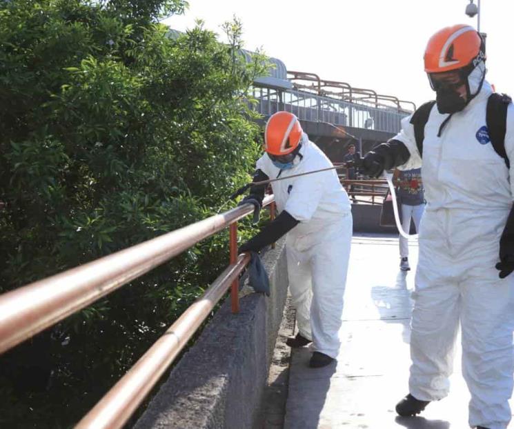 Sanitiza Guadalupe más de 10 mil espacios públicos Sanitiza Guadalupe más de 10 mil espacios públicos